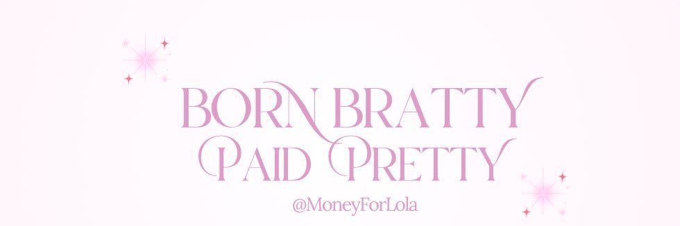 lola ♥︎ findom banner