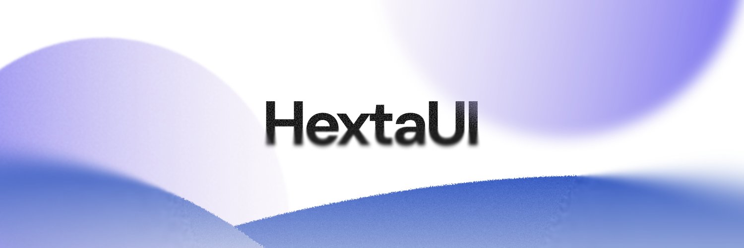 HextaUI banner