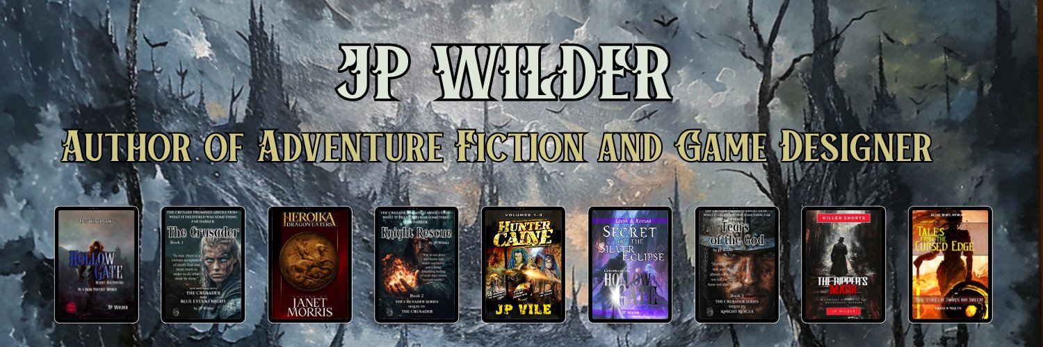JP Wilder - Author & Creator banner