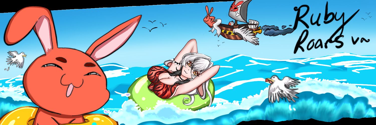 🏴‍☠️Ruby Roars VA 🏝️⭐ EN VTuber banner