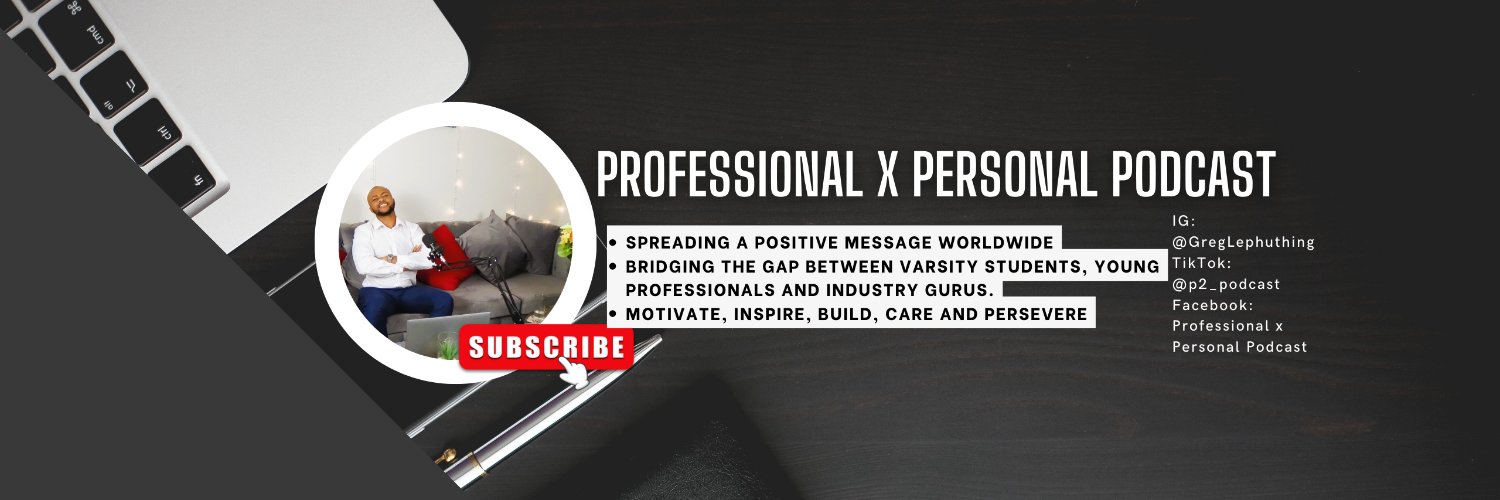 Professional x Personal Podcast banner
