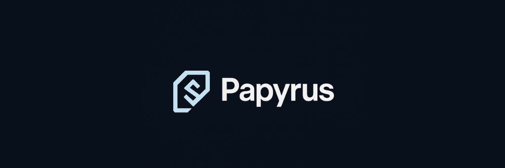 Papyrus banner