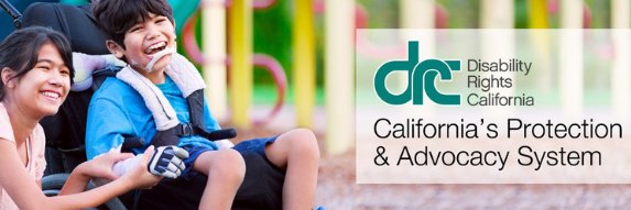 Disability Rights California's banner