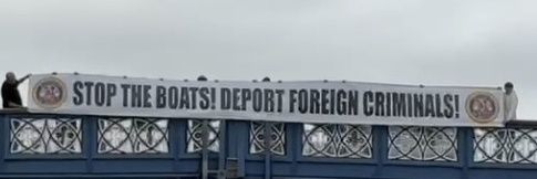 PATRIOTS OF BRITAIN's banner