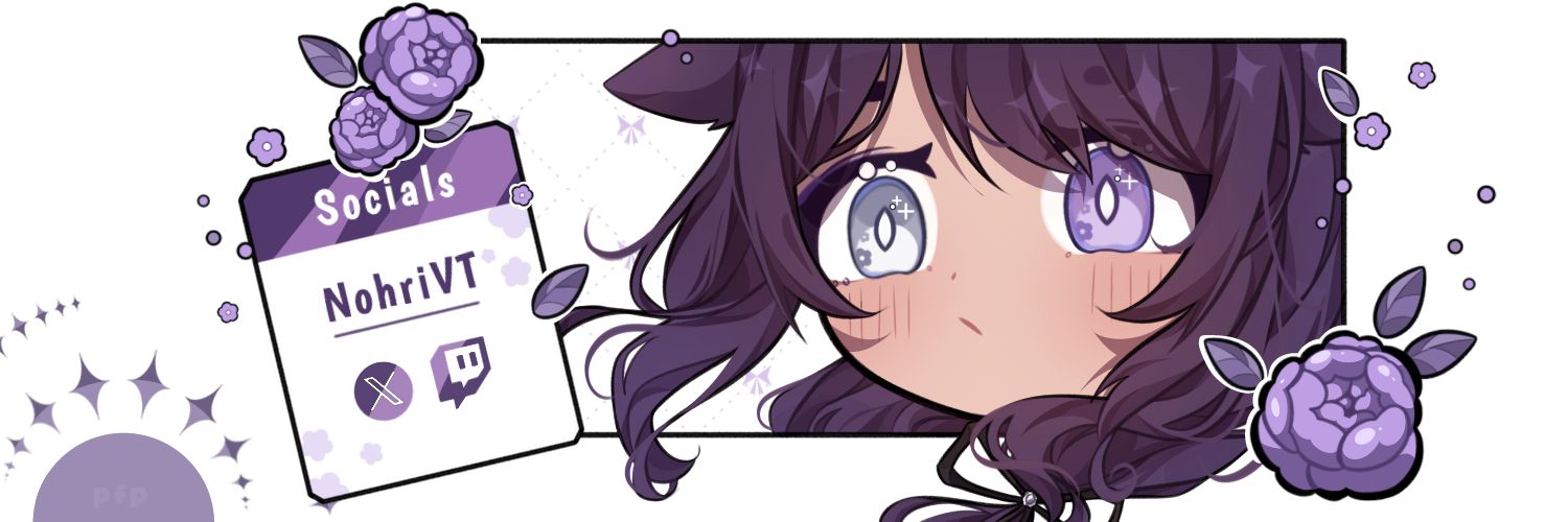 Nohri 💜 banner