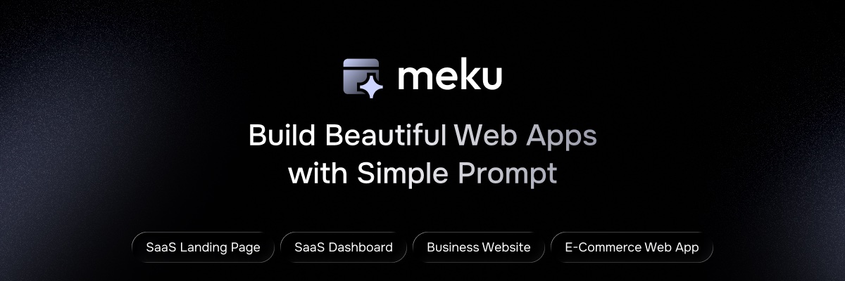 Meku.dev banner