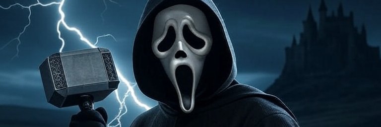 Ghostface White banner