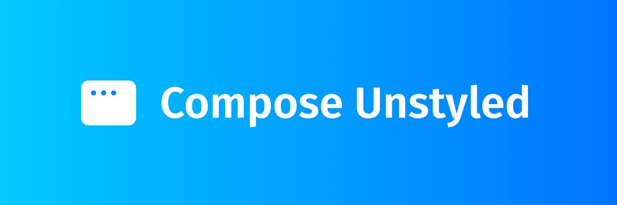 Compose Unstyled banner