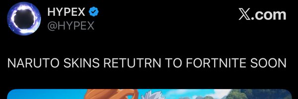 NarutoFortnitee Profile Banner