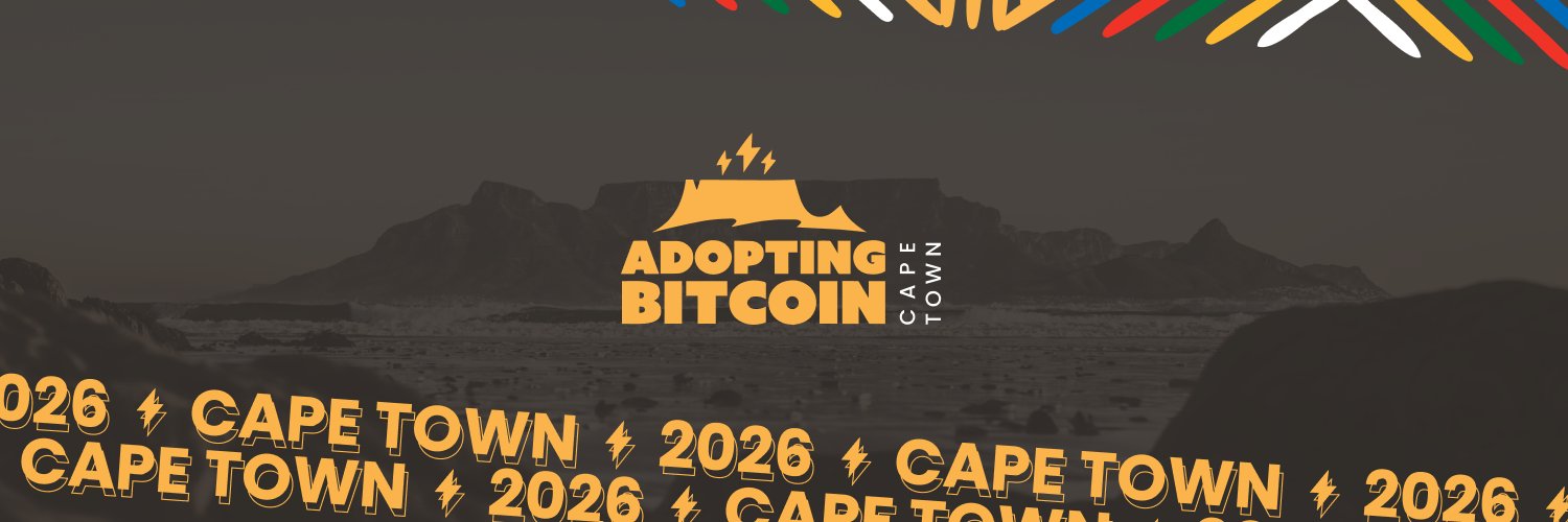 Adopting Bitcoin Cape Town's banner