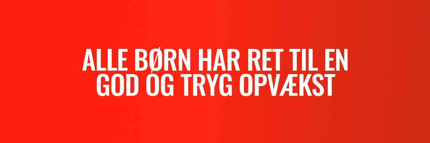 Red Barnet banner