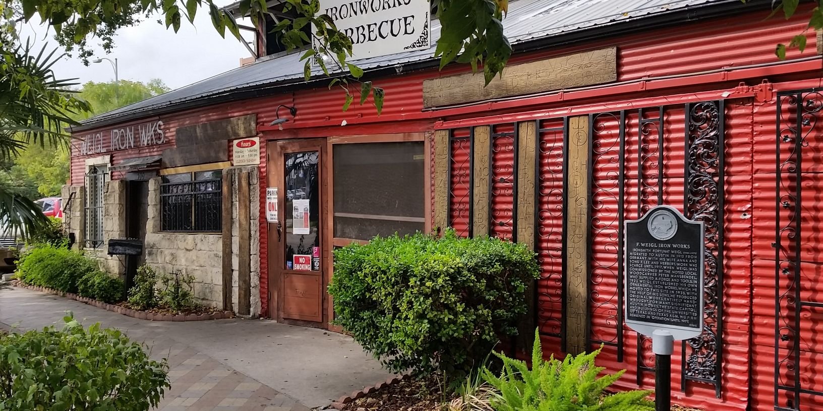 Iron Works BBQ banner