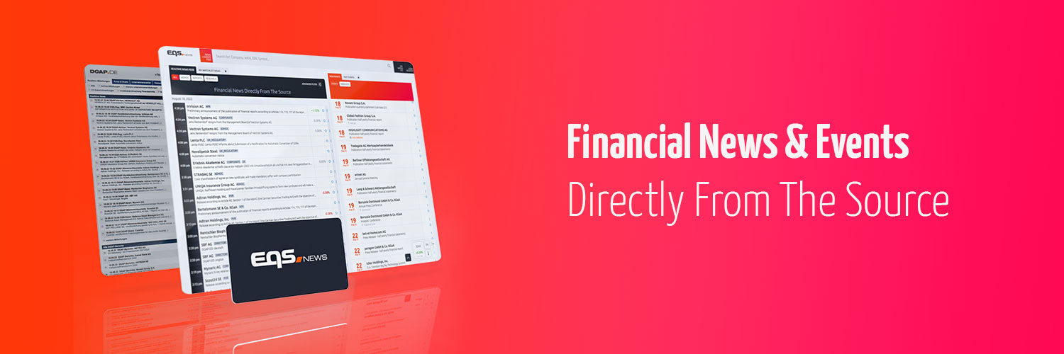 DGAP heißt jetzt EQS News banner