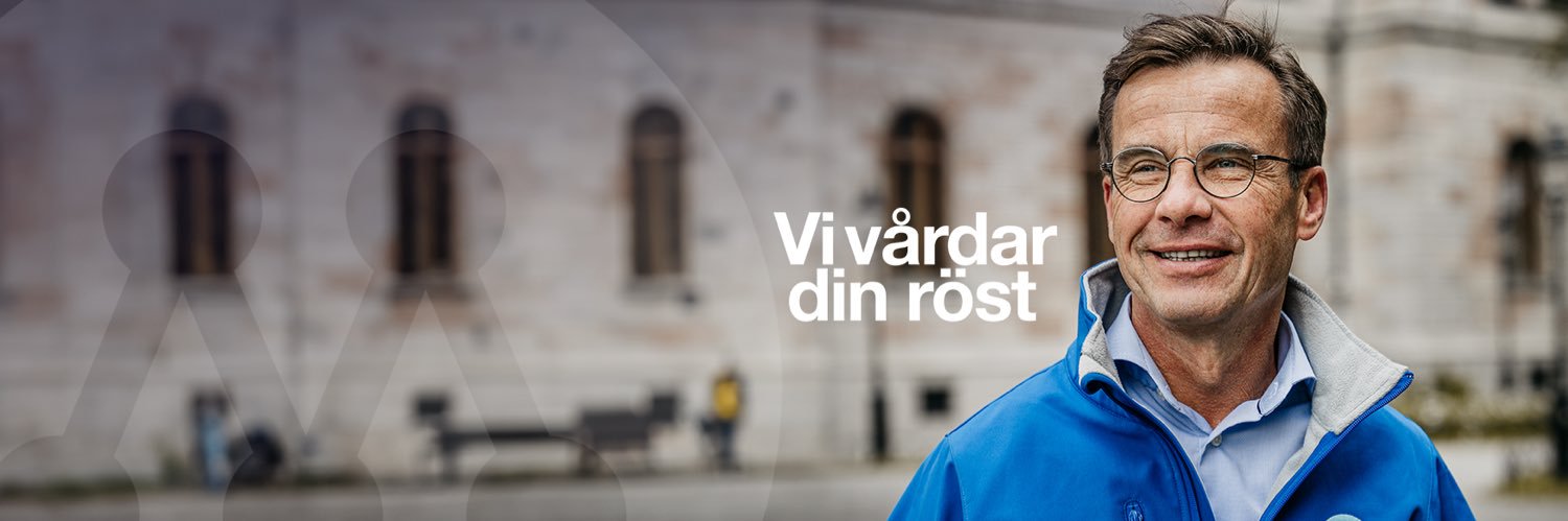 Moderaterna's banner