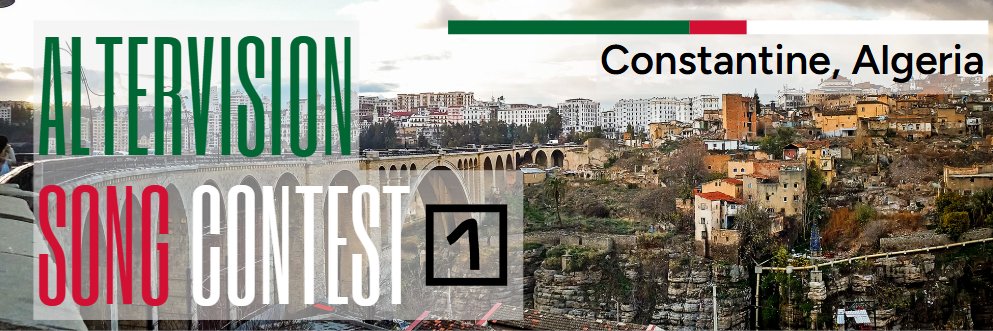 Altervision Song Contest, Constantine #1 🇩🇿's banner