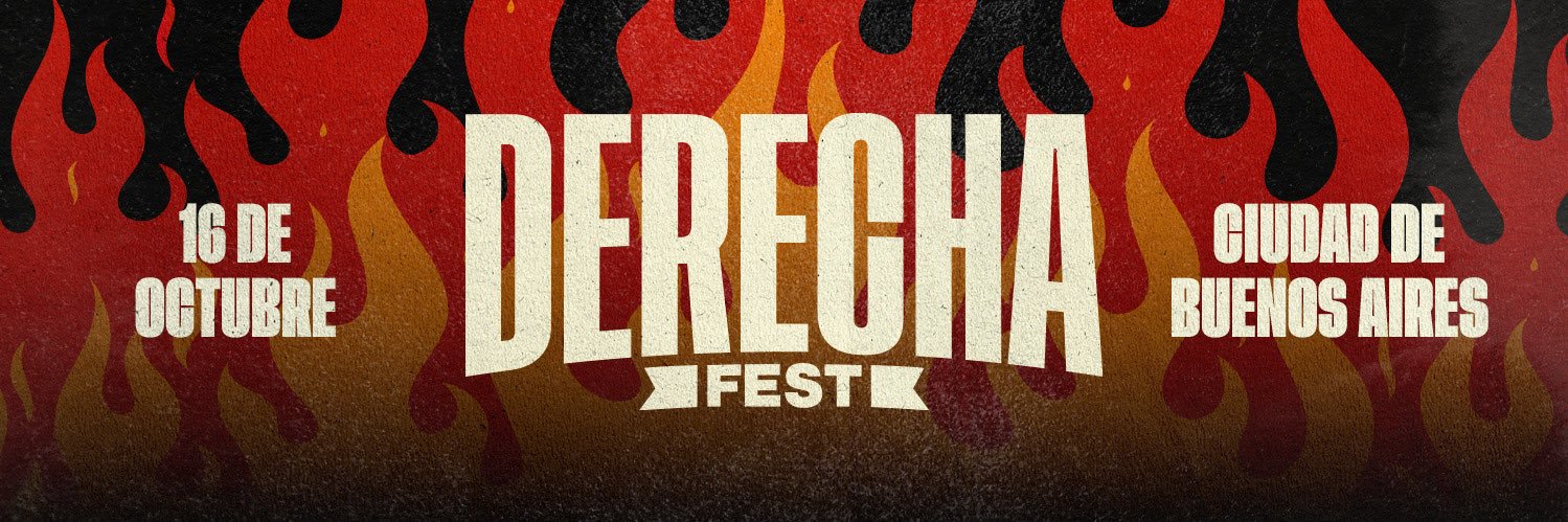 Derecha Fest banner