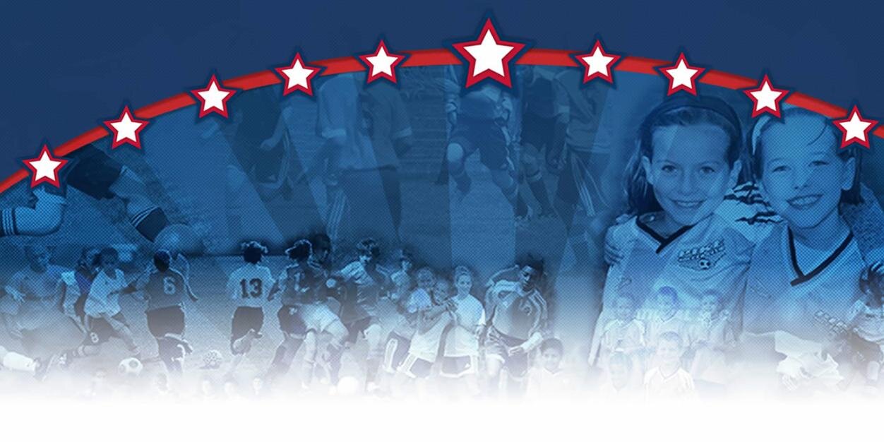 USA of Indiana Youth Soccer banner