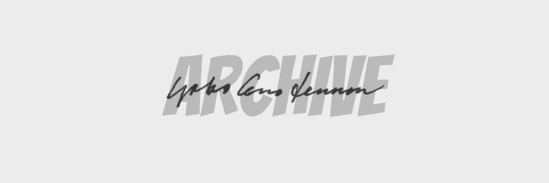 Archive Yoko Ono Lennon.'s banner