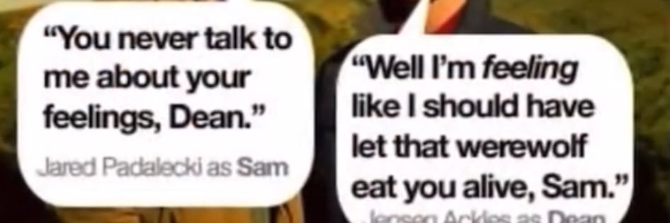 dean winchester’s buttcheeks banner