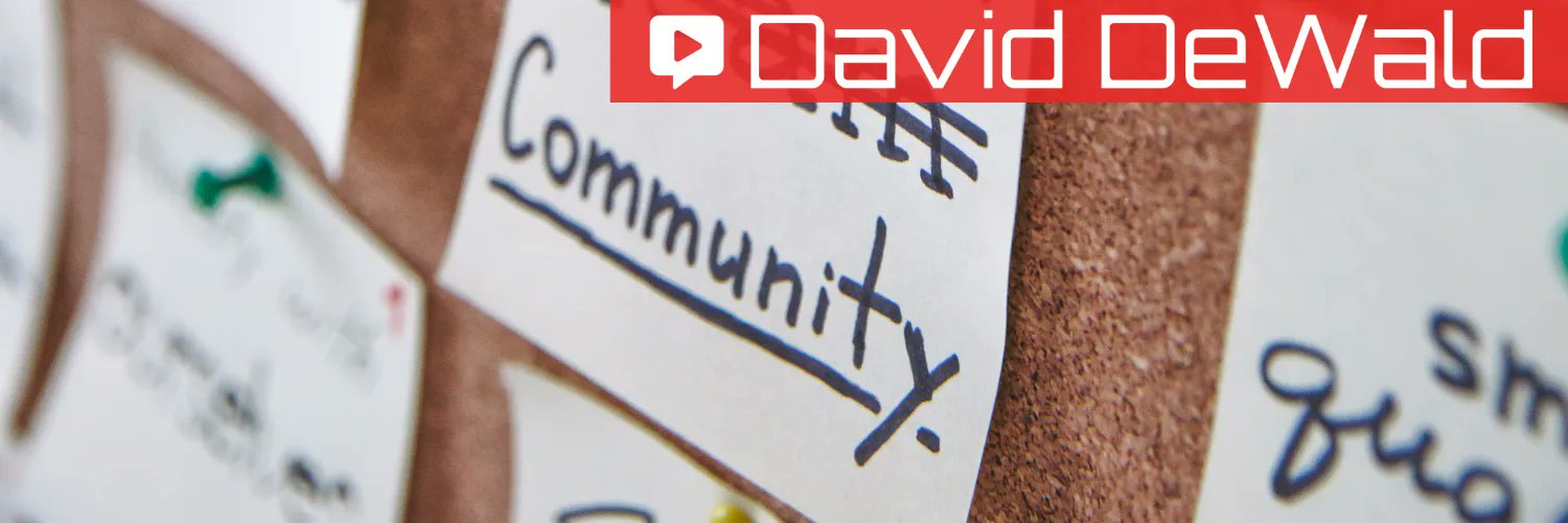 David DeWald - Online Community Profesional banner