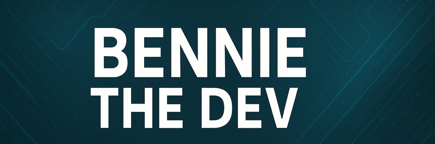 Bennie The Dev banner