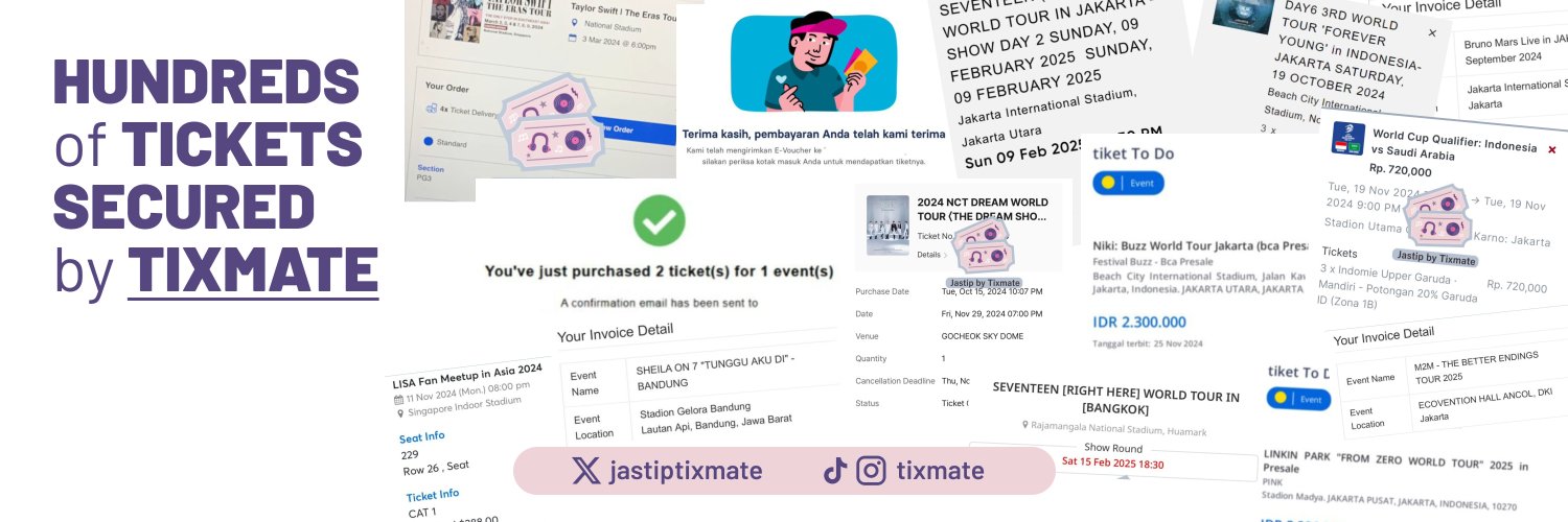 JASTIP LANY, EXO, F4, BTS, DXS, LYKN, ENHYPEN banner