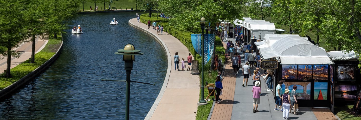 The Woodlands Arts Council banner