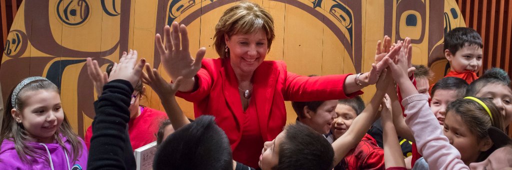 Christy Clark banner