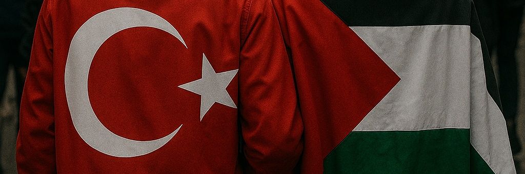 Global March To Gaza Türkiye's banner