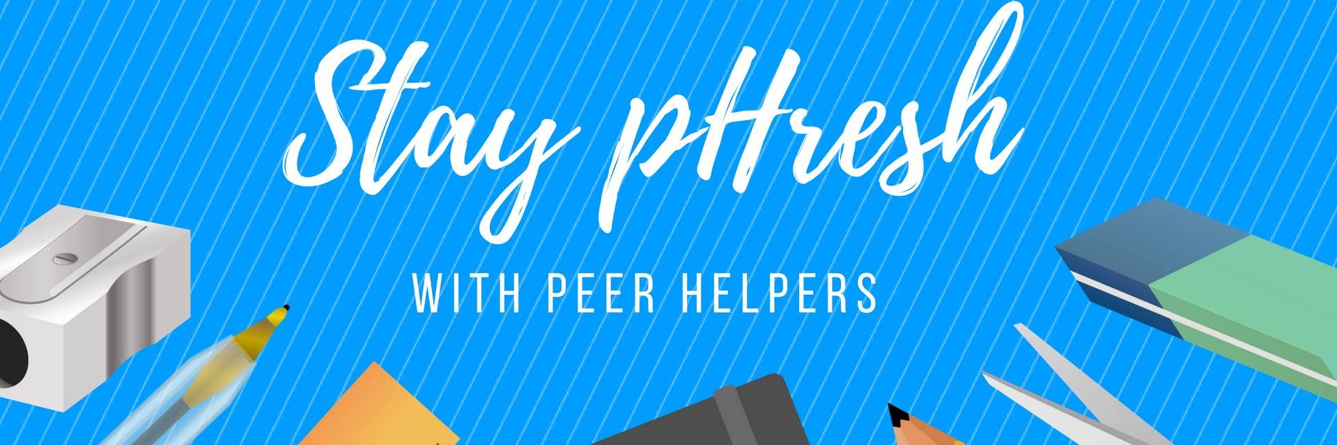 GFSS Peer Helpers banner