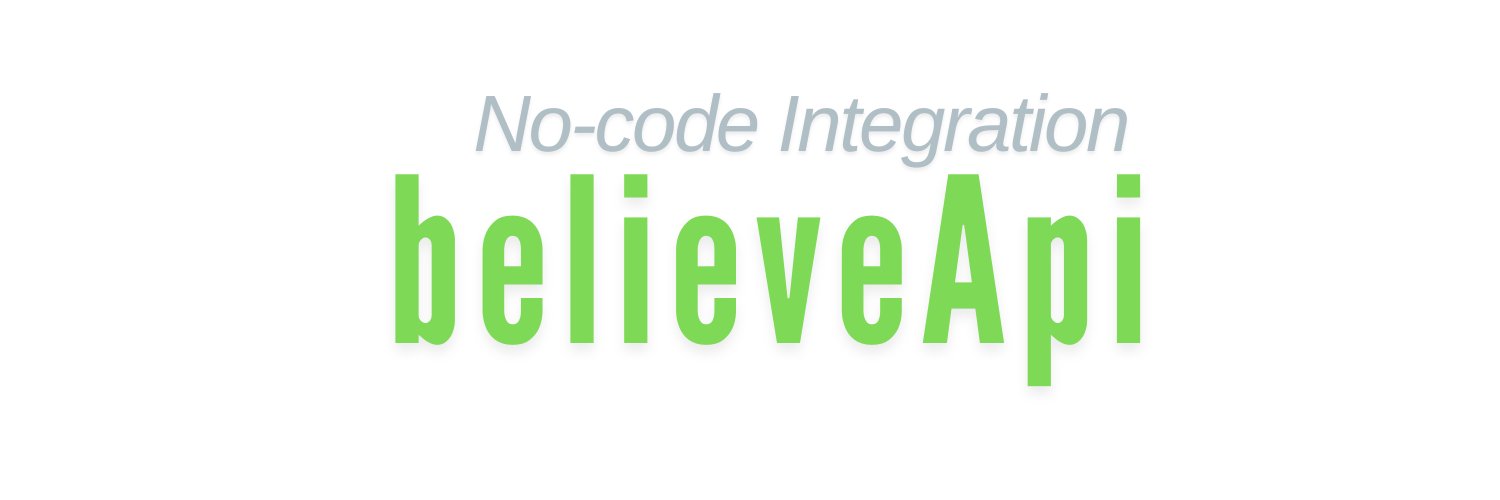 believeAPI banner