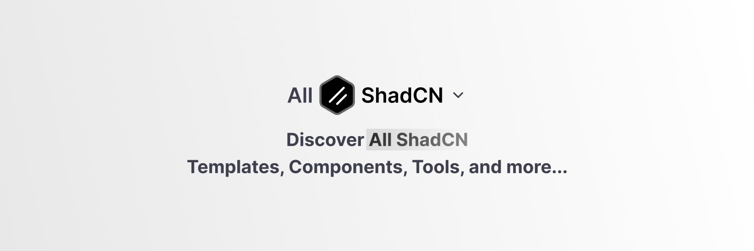AllShadCN's profile banner image