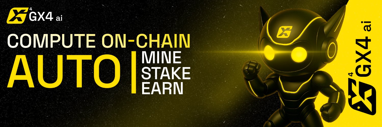 GX4 AI – Mine. Stake. Earn. Automatically. banner