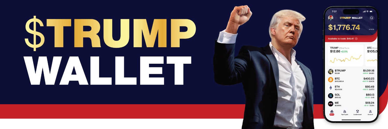 $TRUMP Wallet banner