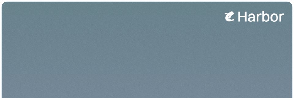 Harbor banner