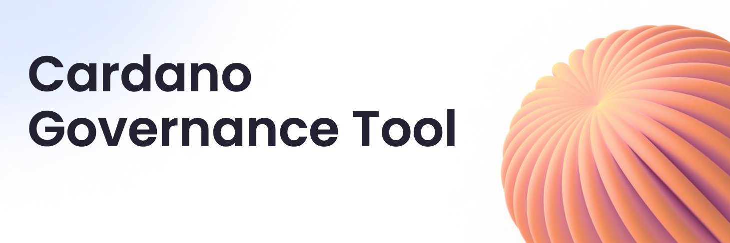 Cardano Govtool's banner