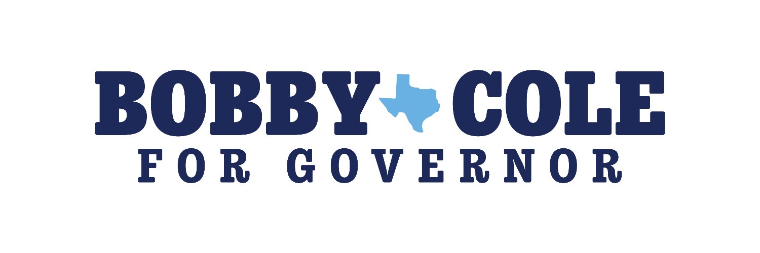 Bobby Cole for Governor's banner