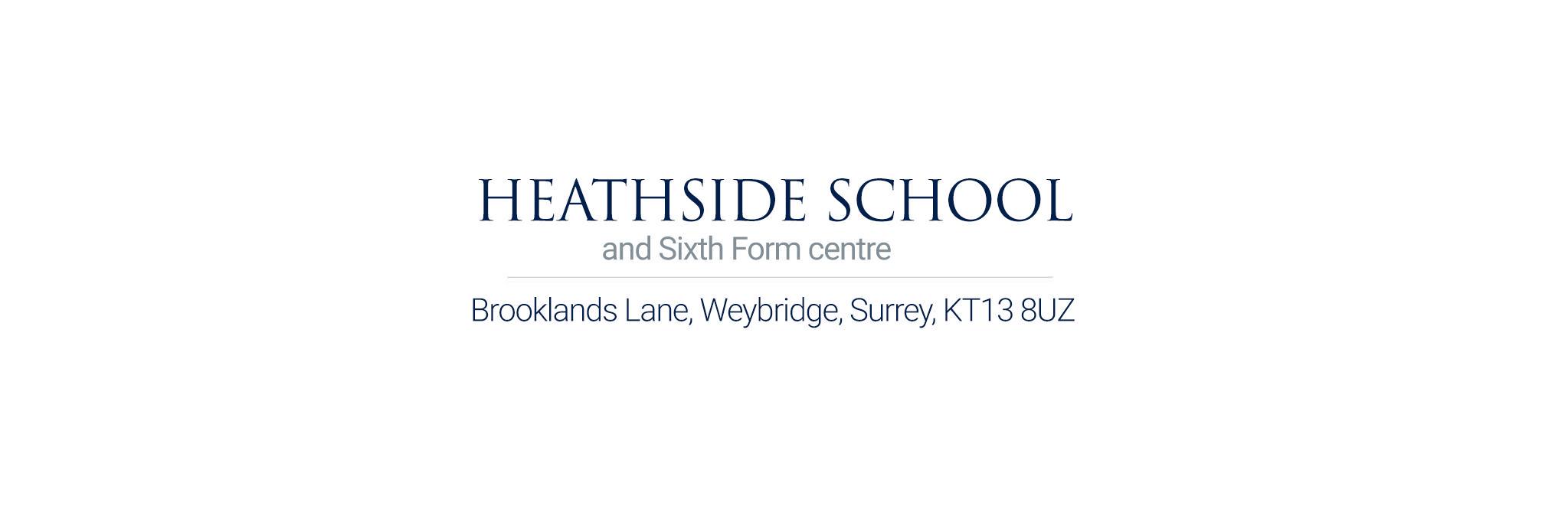 Heathside School banner