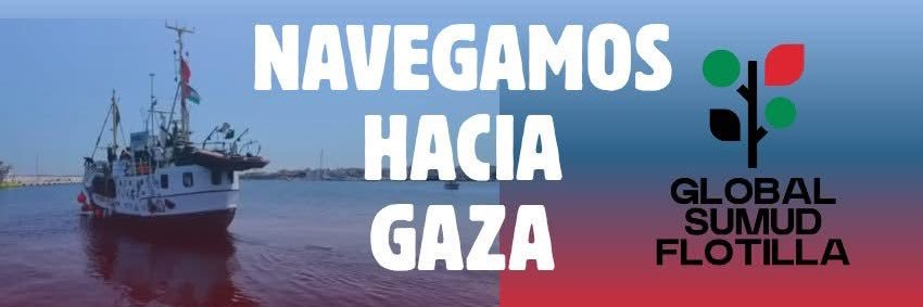 GlobalMovementToGaza Spain's banner