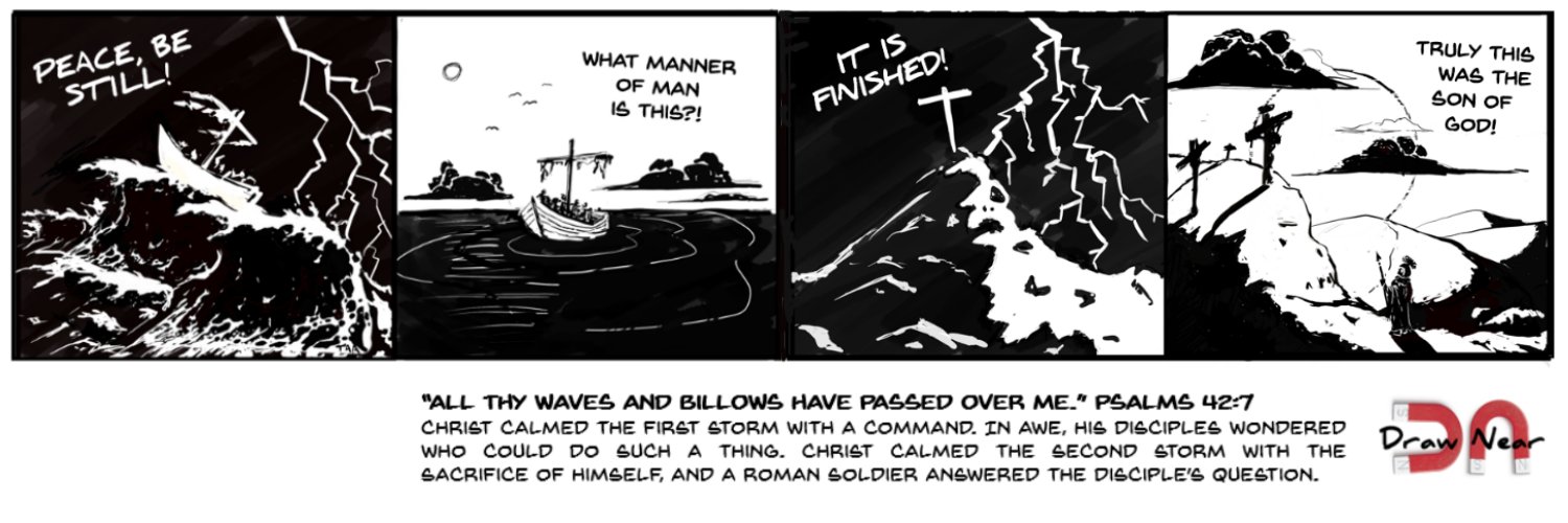 Thomas Amos / Draw Near's banner