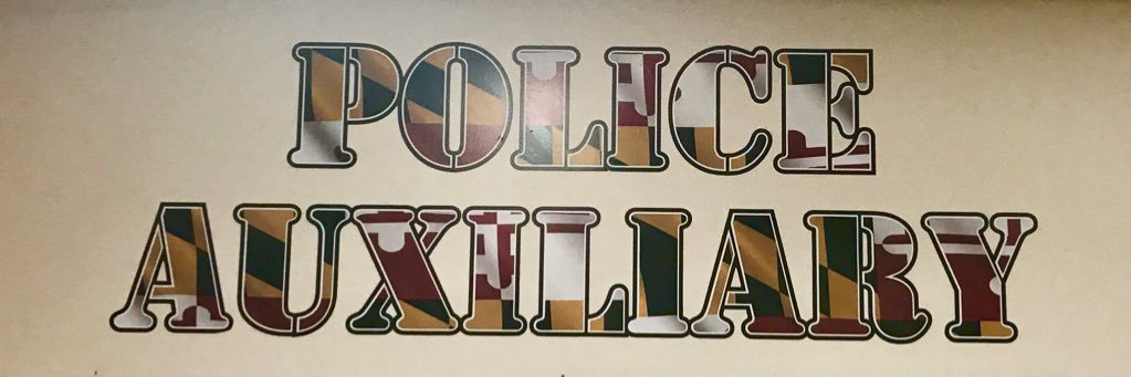 UMD Police Auxiliary banner