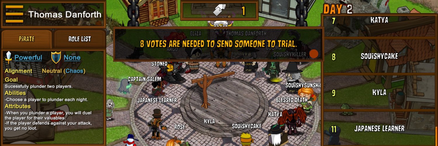 Josh (Creator of Town of Salem) banner