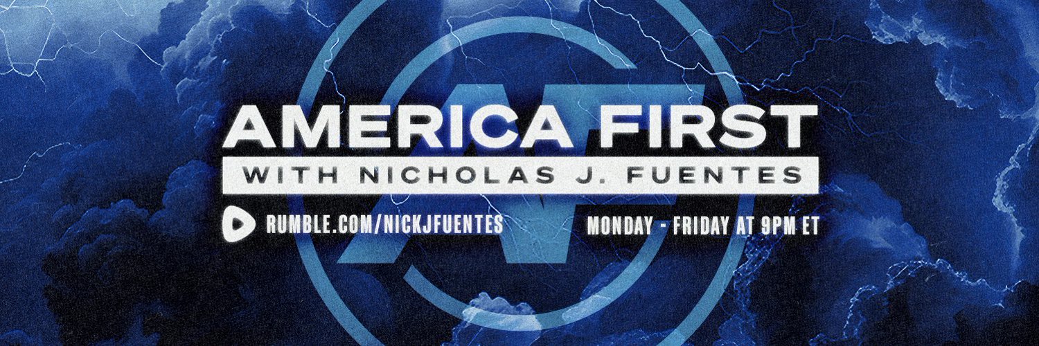 America First Is Inevitable's banner