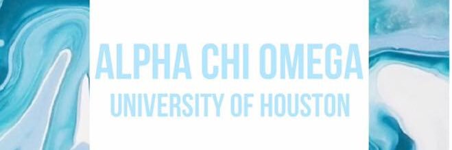 UH Alpha Chi Omega banner