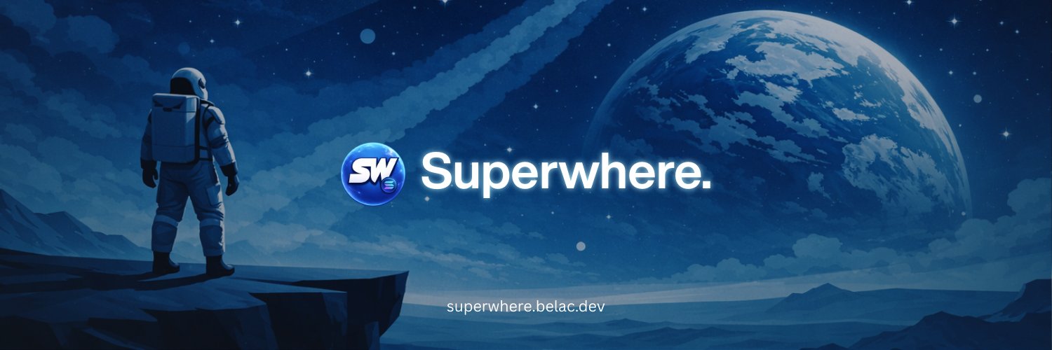 Superwhere banner