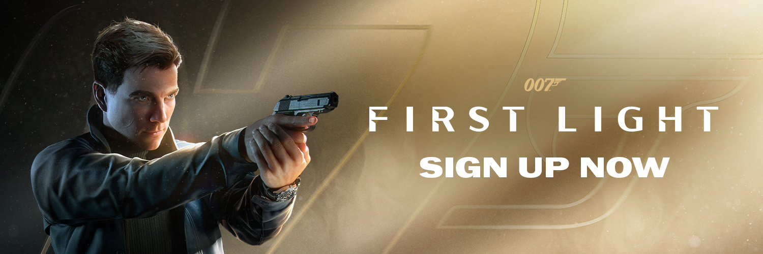 007 First Light's banner