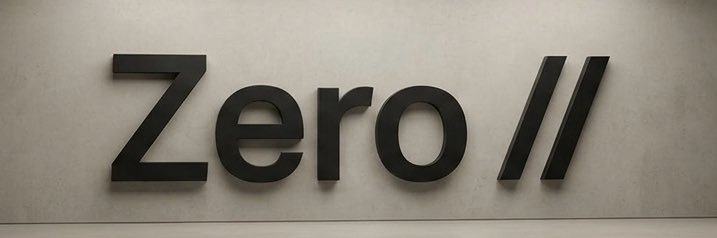Zero // banner