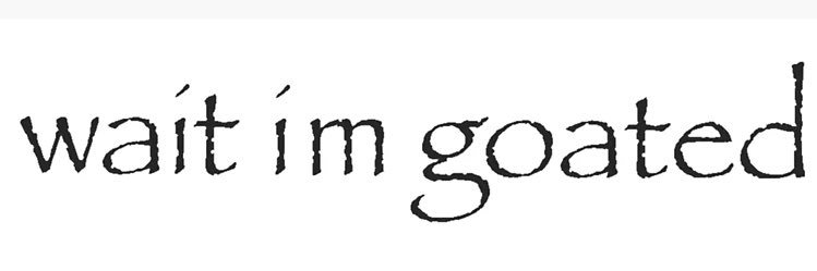 the blueberry fay-goat banner