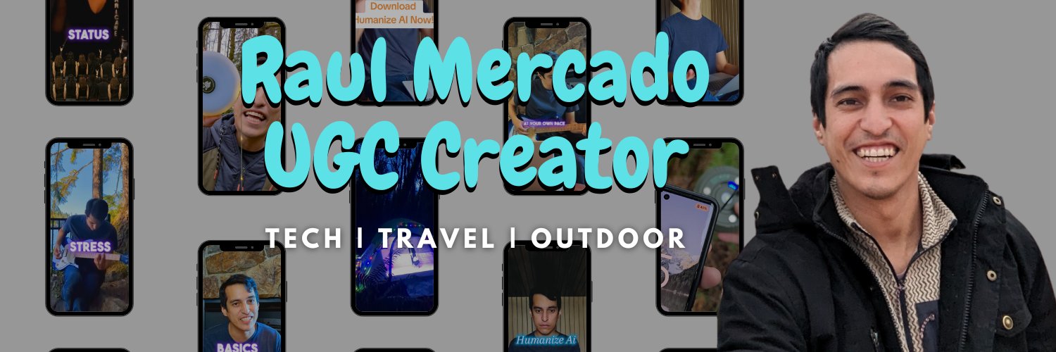 Raul Mercado | UGC Male Creator (App/Lifestyle) banner
