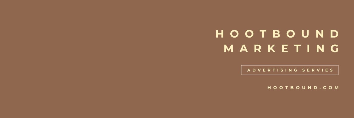 Twitter banner for @Hootbound